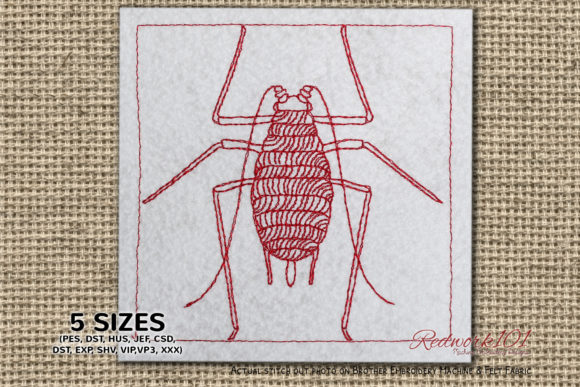 Aphid Redwork: A Minimalist Hit for Craft Fairs