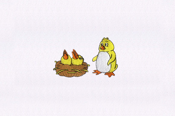 Bird Baby Chicks: A Festive Embroidery Review