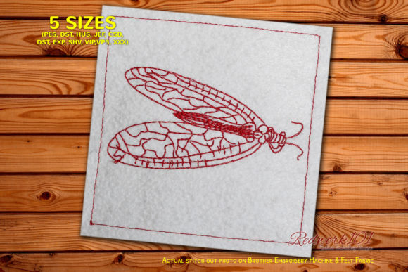 Chrysopidae with Beautiful Wings Redwork Review