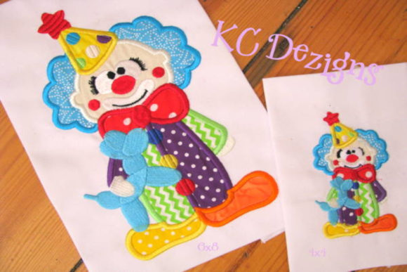 Cute Clown: A Festive Embroidery Pick for Holiday Gifts