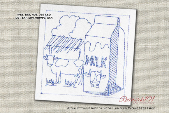 Milk with Cow Machine: A Festive Embroidery Review
