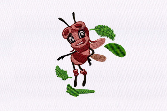 Queen Bee Embroidery Design