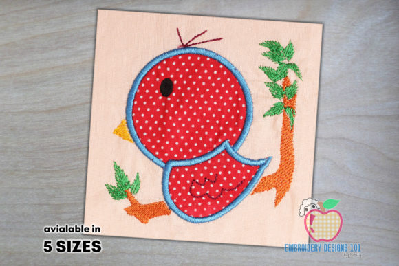 Review: Cartoon Bird Sitting on Tree Branch for Etsy