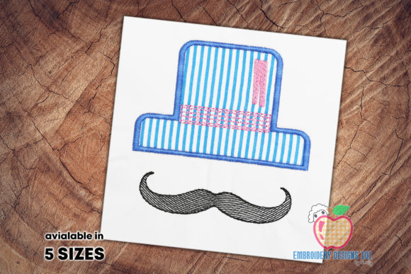 Review: Hat and Mustache Applique for Boutique Sweatshirts