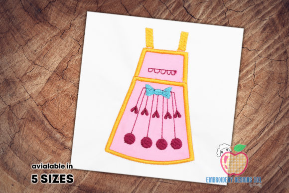 Review: Kitchen Apron Applique Pattern for Gifts