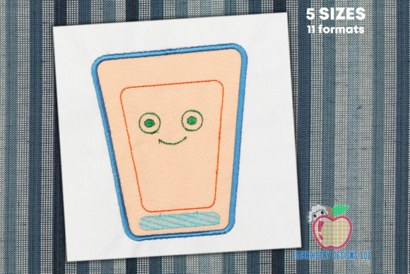 The Face of Cartoon in Square Shape