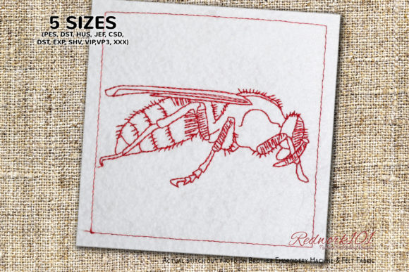 True Wasps Embroidery Review